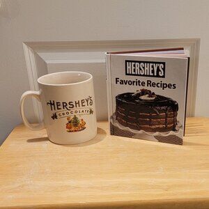 Hersheys Huge Hot Chocolate / Coffee Mug & Hardcover Recipe Book.